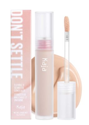 Kaja Liquid Concealer - Don&#39;t Settle | Buildable, Lightweight, Light-to-medium Coverage, Color-correcting, 03 Mooncake, 0.21 Oz