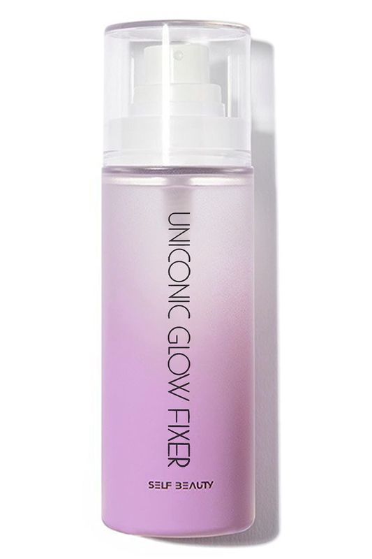 SELF BEAUTY Glow Makeup Setting Spray | Hydrating  Illuminating Makeup Setting Spray | Dewy Finish | Long-Lasting Makeup Fixing | Microfine Mist Spray | 3.38fl.oz, 100ml