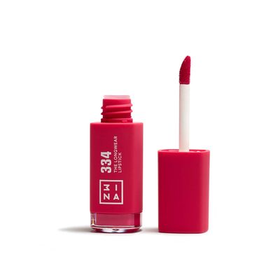 3Ina The Longwear Lipstick - 334 Bright Pink for Women - 0.20 oz Lipstick