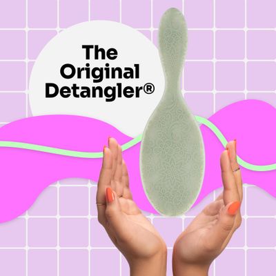 Wet Brush Original Sage Detangler - Soft Bristle Brush for Curly, Thick, Straight, &amp; Wavy Hair