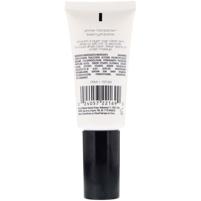 Palladio Ultra Hydration Primer, Fills in Fine Lines and Pores, Formulated with Coconut Oil, Non Greasy Finish, Fast Absorbing