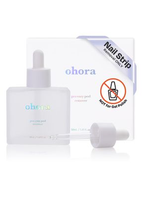 ohora Easy Peel Remover - Semi-Cured Gel Nail Strip Remover with Hygienic Dropper | Non-Drying, Nourishing Formula | Vegan, Cruelty-Free, and Hypoallergenic | Swiftly Removes Gel Strips