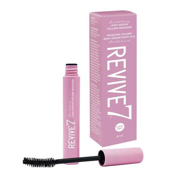 The Original Revive7 Revitalizing Lash Serum Volume Mascara - Lash Serum Smudge-Proof Formula Eye Makeup Waterproof Mascara For Length &amp; Volume Makes Lashes appear Longer Black Noir - 6 ml