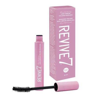 The Original Revive7 Revitalizing Lash Serum Volume Mascara - Lash Serum Smudge-Proof Formula Eye Makeup Waterproof Mascara For Length &amp; Volume Makes Lashes appear Longer Black Noir - 6 ml