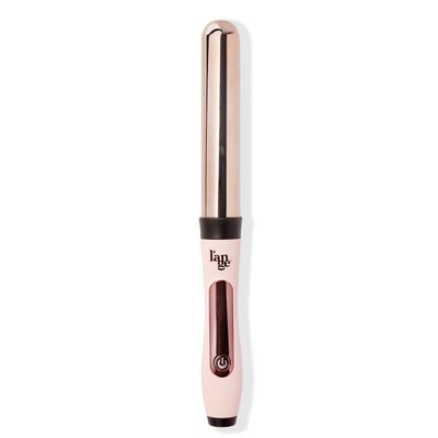 L&#39;ANGE HAIR Le Curl Titanium Curling Wand | Professional Curling Iron for All Hair Types | Clip Free Hair Curler | Best Curling Wand for Relaxed Curls &amp; Beach Waves | Blush 1.25 (32MM)