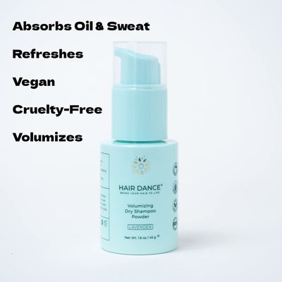 Dry Shampoo Powder | Non-Aerosol | Natural & Organic | Jumbo Size | Made in USA, No Benzene, Vegan, Cruelty Free, For All Hair Colors, Talc Free | Lavender Oil Scent | 1.6 Ounce-Sustainable Packaging