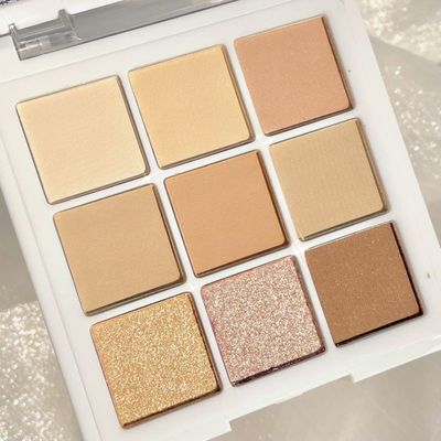 MAEPEOR Nude Brown Eyeshadow Palette 9 Colors Neutral Matte Eyeshadow Palette Longlasting Waterproof Natural Eye Shadow for Girls and Women (Set 2, Natural Nude)