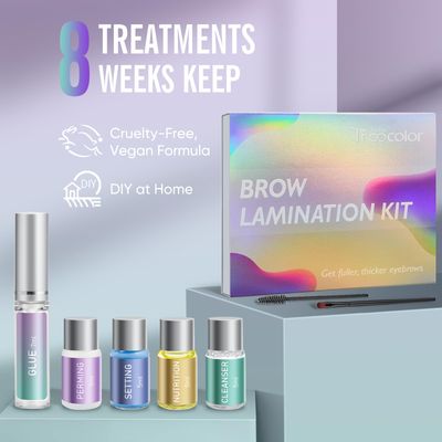 Troocolor Brow Lamination Kit, Instant Brow Perm Kit Get Fuller and Thicker Eye Brow Professional Result at Home Lasts Up to 4 Weeks Eyebrow Lamination