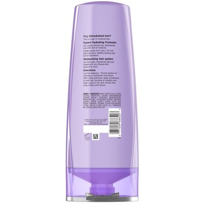 L'Oreal Paris Elvive Hyaluron Plump Hydrating Conditioner for Dehydrated, Dry Hair Infused with Hyaluronic Acid Care Complex, Paraben-Free, 12.6 Fl Oz (Packaging May Vary)