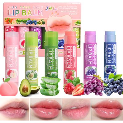 6pcs Color Changing Lipstick Jelly Lipstick Set, Lips Moisturizer Long Lasting Nutritious Lip Balm Magic Color Change Lip Gloss, Cruelty-Free