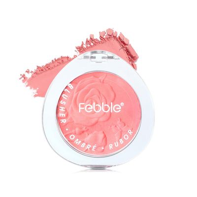 WALULAN Blush Makeup,Rose Pattern Tint Blush, Lasting Moisturising,Natural shineWaterproof, Gradual Blush