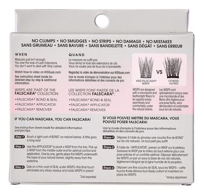 Kiss Falscara Eyelash Wisps Lengthening (Pack of 3)