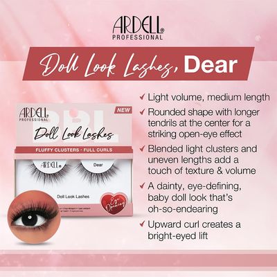 Ardell Doll Look Lashes Dear, 4 pack