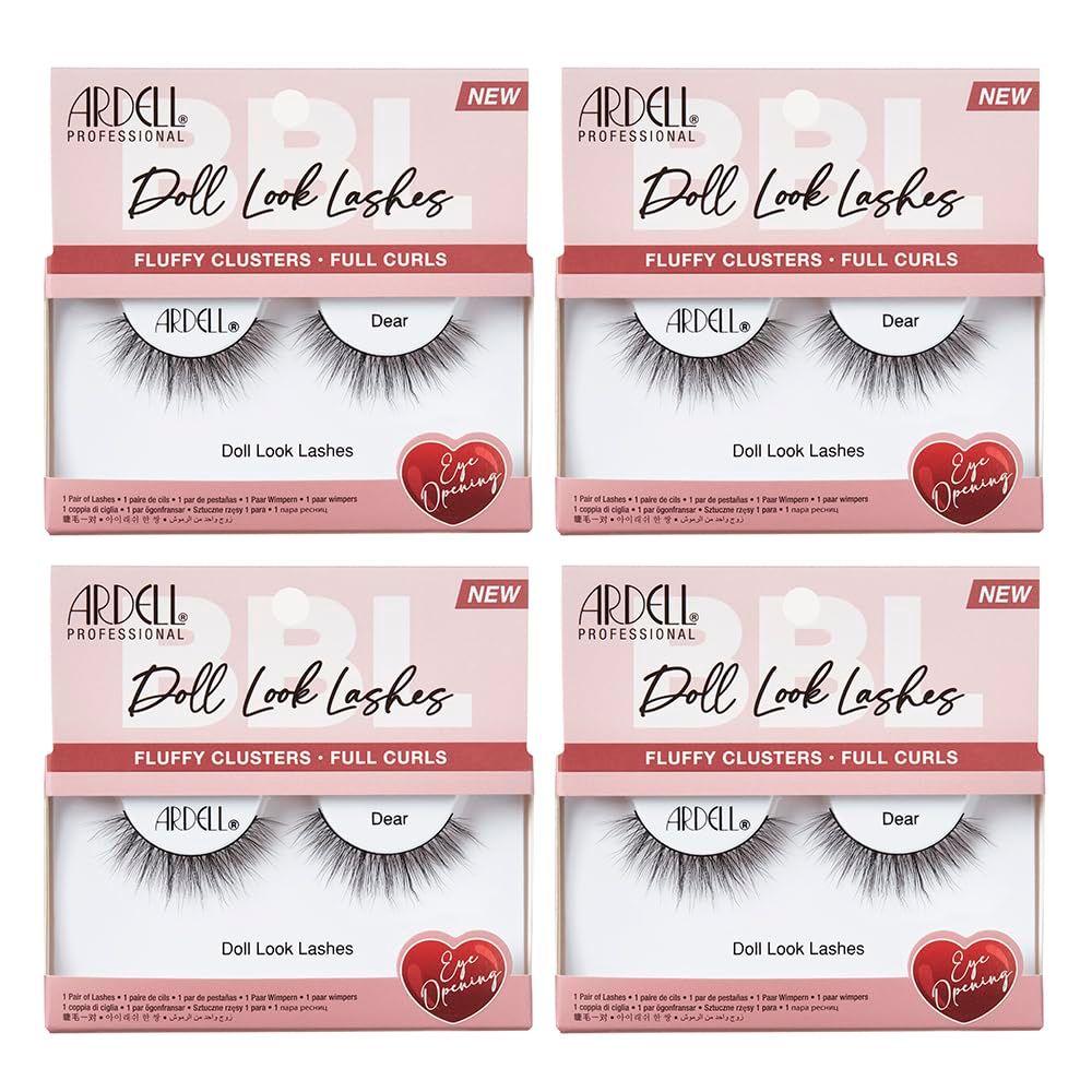 Ardell Doll Look Lashes Dear, 4 pack
