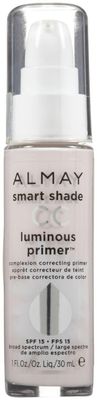 Almay Smart Shade CC Luminous Primer, 1 Fl Oz, Clear