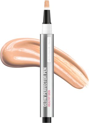 Neutrogena Healthy Skin Glow Perfector Pen, Lightweight Brightening Concealer Pen with Pro-Vitamin B5 &amp; Vitamin E to Brighten Darkness &amp; Dullness for a Natural, Radiant Highlight, Fair, .1 oz