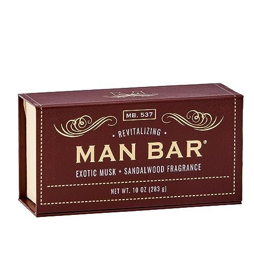 San Francisco Soap Company Revitalizing Man Bar, Exotic Musk &amp; Sandalwood, 10 Ounce