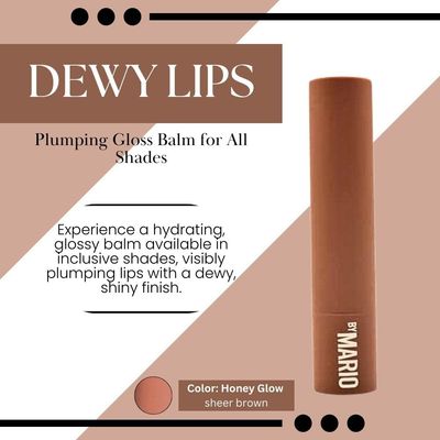 MAKEUP BY MARIO MoistureGlow Plumping Lip Serum Honey Glow