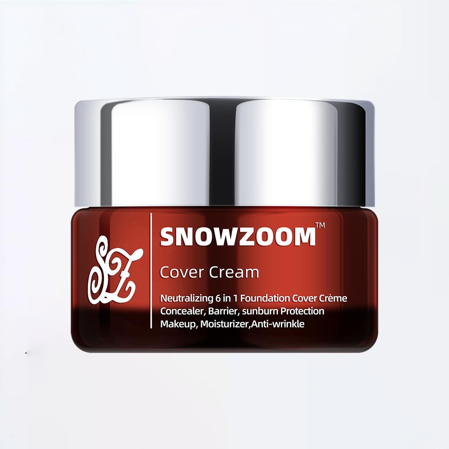 6 in1 Cover Crme Full Coverage Foundation Makeup, Hydrating Primer,Concealer,SPF 50,Long-Wearing Coverage-1.01 Fl Oz(30 ML) (PORCELAIN BEIGE-For fair skin tone, 1.23 OZ)
