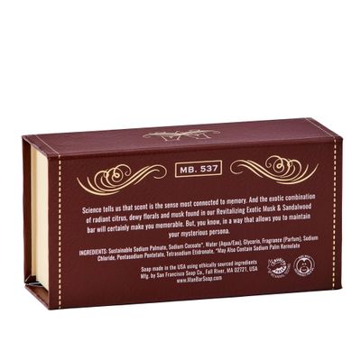 San Francisco Soap Company Revitalizing Man Bar, Exotic Musk &amp; Sandalwood, 10 Ounce