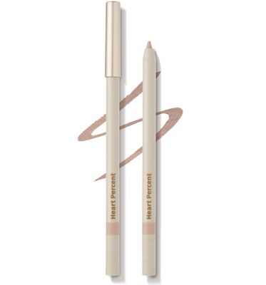 Heart Percent Dote On Mood Gel Eyeliner Pencil, Long-Lasting Waterproof Smudge Proof Smooth Retractable Eye Liner Pencil with Built-In Sharpener (07. Skin Gray)