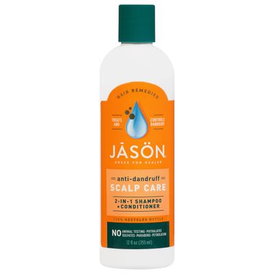 Jason Dandruff Relief Treatment 2-in-1 Shampoo &amp; Conditioner, 12 Oz