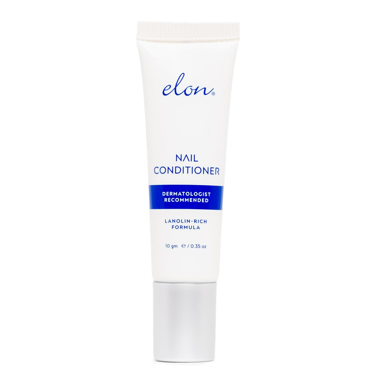 Elon Lanolin-Rich Nail Conditioner, Strengthens Nails &amp; Protects Cuticles, Recommended by Dermatologists &amp; Podiatrists (10g tube)