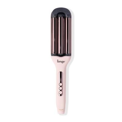 L&#39;ANGE Hair Le Vogue Titanium Deep Waver Blush | | Titanium 3 Barrel Waving Tool | 10-Second Smart Timer for Easy Styling | Adjustable Temperature 250-450F
