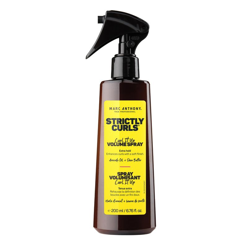 Marc Anthony Curl It Up Volume Boost Spray, Extra Hold, Strictly Curls - Avocado Oil &amp; Shea Butter Enhances with a Soft Finish Paraben-Free, Sulfate-Free, Phthalate-Free