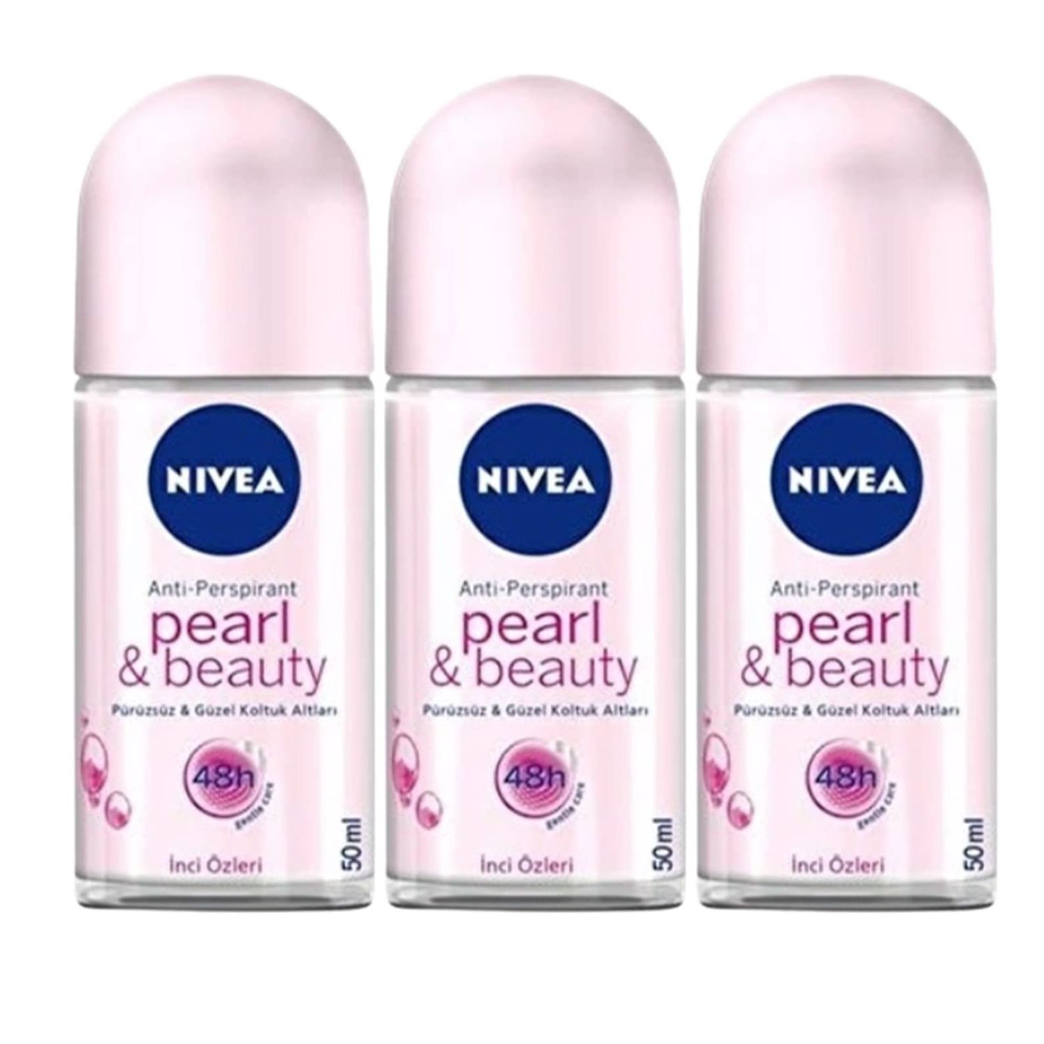 Nivea Women Deodorant Roll On Series Pacl Of 1-3-6 (Pearl&amp;Beauty Roll On 3)