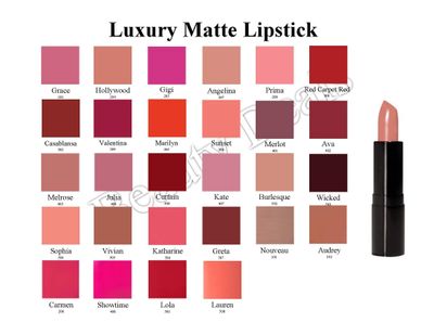 Beauty Deals Luxury Matte Lipstick Luxurious Hydrated Creamy Lipstick (Melrose)