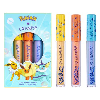 ColourPop Pokmon x ColourPop Evolution Ultra Glossy Lip Trio