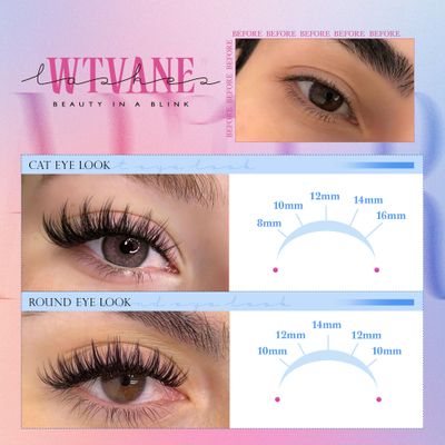 Wispy Lash Clusters Kit Natural Lash Extension Kit DIY 192pcs Lash Clusters Eyelash Extension Kit 8-16mm Individual Lashes Kit Fairy Eyelash Clusters with Lash Bond and Seal, Lash Tweezers by Wtvane