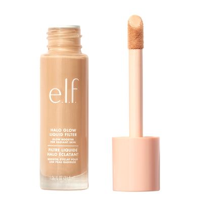 e.l.f. Halo Glow Liquid Filter, Complexion Booster For A Glowing, Soft-Focus Look, Infused With Hyaluronic Acid, Vegan &amp; Cruelty-Free, 2 FairLight