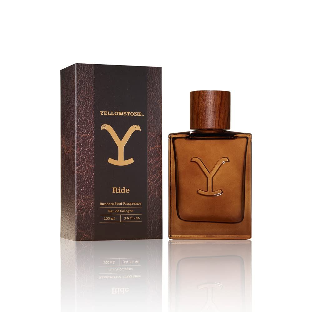 Yellowstone Ride Men&#39;s Cologne by Tru Western, 3.4 fl oz (100 ml) - Vibrant, Smokey, Rugged