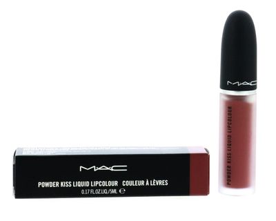 MAC Powder Kiss Liquid Lipcolour Over The Taupe