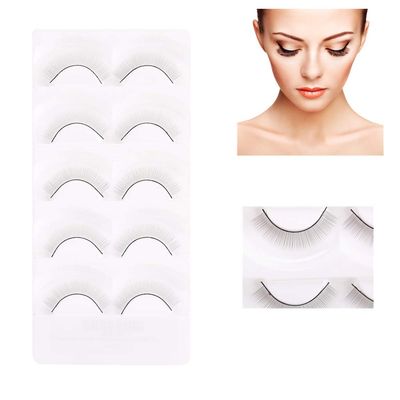 5 Pairs False Eyelashes Thick Long Fake Eye Lashes Eye Makeup Reusable Fake Lashes Eyelash Extension Transplanting Training Tools