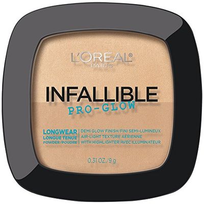 L&#39;Oral Paris Infallible Pro Glow Pressed Powder, Creamy Natural, 0.31 oz.