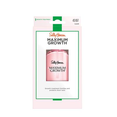 Sally Hansen Maximum Growth, Nail Strengthener, Base Coat, Nail Protectant, Triple Protein and Silk Formula