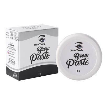 All in Beauty White Mapping Brow Paste 8g for Eyebrows design, draw or sketch the shape and help to perfect Henna Application.