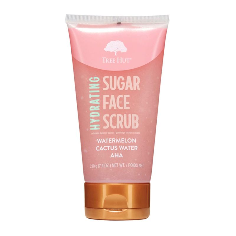 Tree Hut Watermelon &amp; Cactus Hydrating Face Scrub | Deep Cleans Pores to Remove Dead Skin &amp; Impurities | Nourishing Essential Body Care | 7.4 fl oz.
