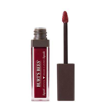 Burt&#39;s Bees 100% Natural Glossy Liquid Lipstick, Garnet Glacier, 1 Tube