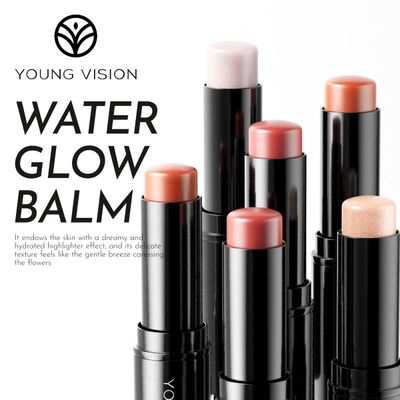 YOUNG VISION Radiant Balm - Luminous Highlighter &amp; Moisturizer for Face, Cheeks, Lips | Natural Glow, Dewy Finish, Hydrating &amp; Non-Greasy, Long-Lasting Lightweight Formula