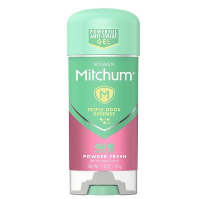 Mitchum Anti-Perspirant &amp; Deodorant for Women, Power Gel, Powder Fresh, 3.4 oz (96 g) (Pack of 4)