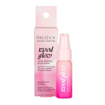 Pacifica Liquid Spray Blush Mood Glow PH Color Shifting Blush Balm, Makeup, Color Shifting Blush, Reacts to Skin pH, for Cheeks, Hydrating, Healthy Glow, For All Skin Tones, Vegan, 0.4 fl oz (1 Count)