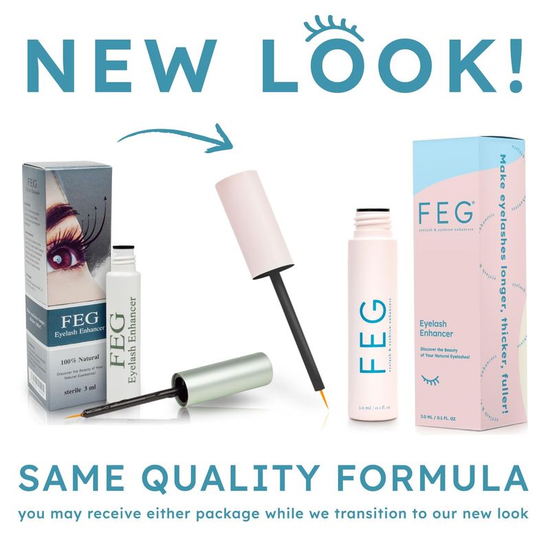 FEG Eyelash Rapid Eye Lash Growth Serum | For Lash and Brow | Creates Longer &amp; Darker Eyelashes | Eyelash Enhancing Serum to Help Lengthen, Thicken and Darken Your Eyelashes | Single Pack