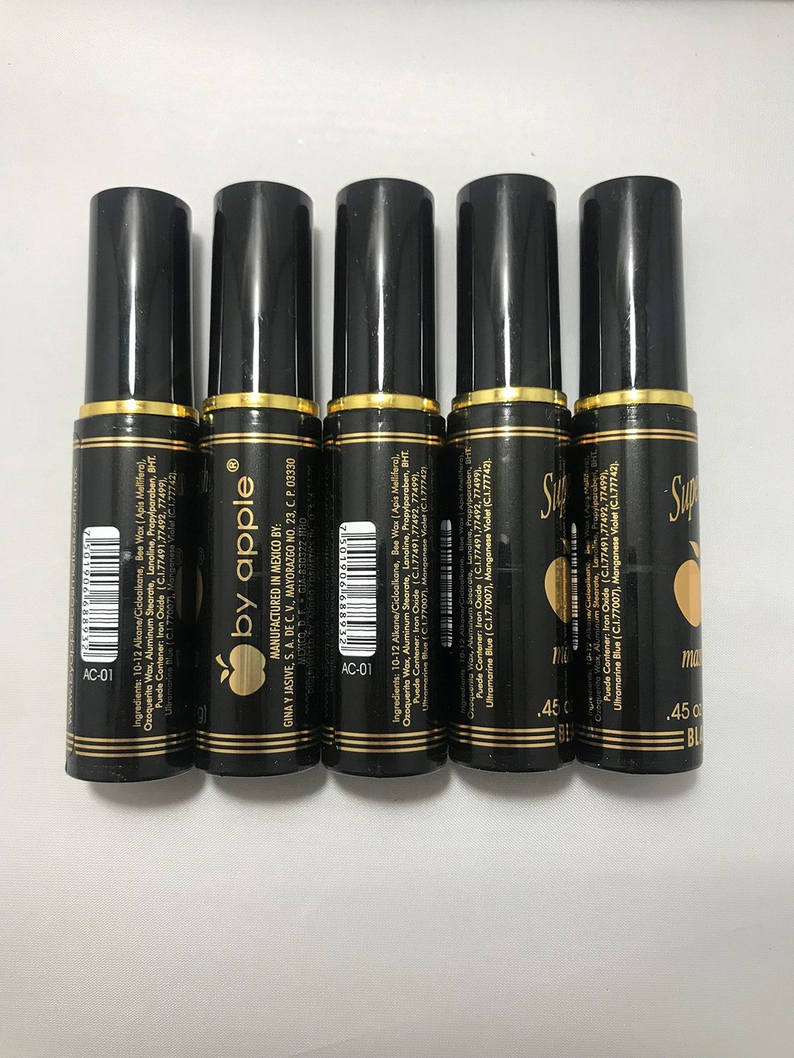 APPLE MASCARA SUPER LASH - BLACK (BLACK) (5 PCS)