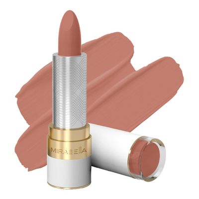 Mirabella Sealed with a Kiss Full Coverage Moisturizing Lipstick, Richly Pigmented, Ultra Creamy, Hydrating and Mineral-Based Lip Color with Antioxidant Vitamin E in Matte &amp; Shine Shades