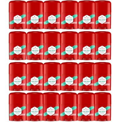 Old Spice High Endurance Anti-Perspirant Deodorant for Men, 48 Hour Protection, Pure Sport Scent, 0.5 Oz (Pack of 24)