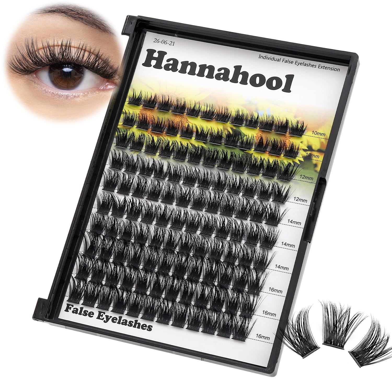 Large Pack,DIY Eye Lashes Extensions 120pcs Wide Stem Cluster Eyelashes Mixed 10-12-14-16mm14-16-18mm12-14-16mm Individual False Eyelashes Dramatic Look (mixed 10-12-14-16mm)